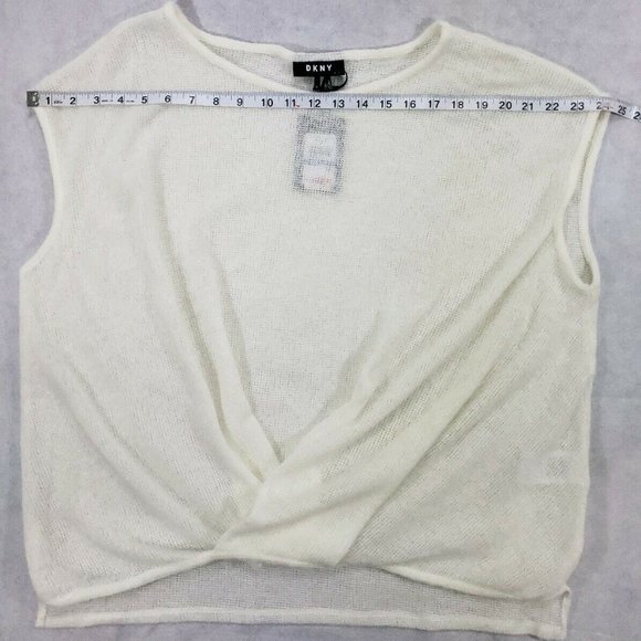 NWT DKNY  Size XLarge Drape-Front Sweater - Picture 3 of 8